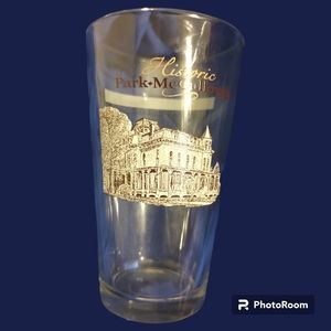 Park-McCullough House Bennington VT Golf Classic Beer Pint Glass Tumbler